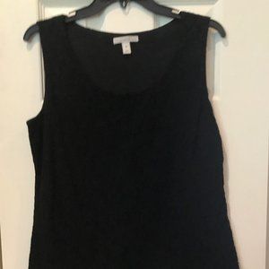 DANA BUCHMAN black lace tank top